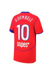 Paris Saint-Germain Ousmane Dembele #10 Jalkapallovaatteet Kolmaspaita 2025-26 Lyhythihainen